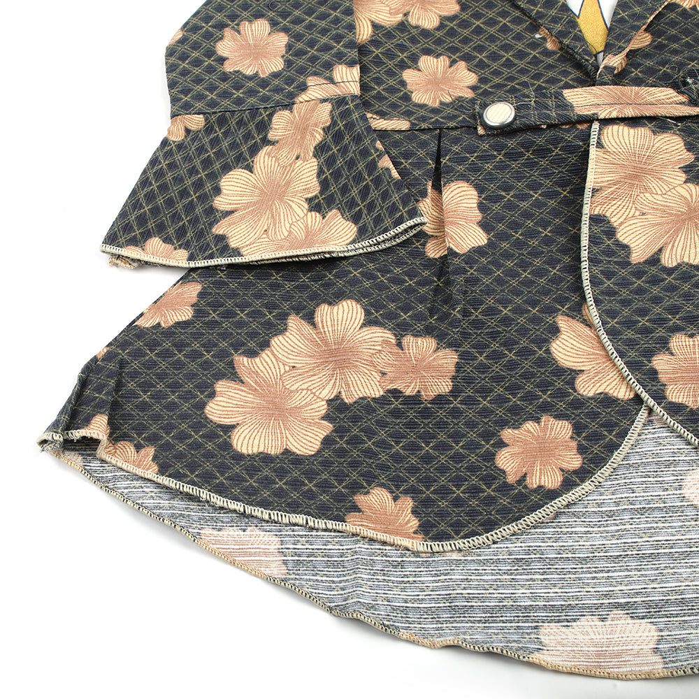 Girl Full Sleeve Co-Ord Set - Black & Brown, Girls Suits, Chase Value, Chase Value