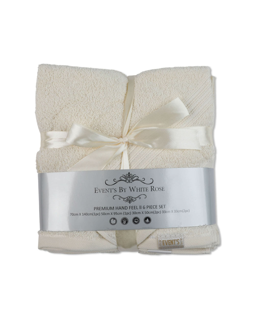Premium Hand Towels Set Pack of 6, Kitchen Towels, Chase Value, Chase Value