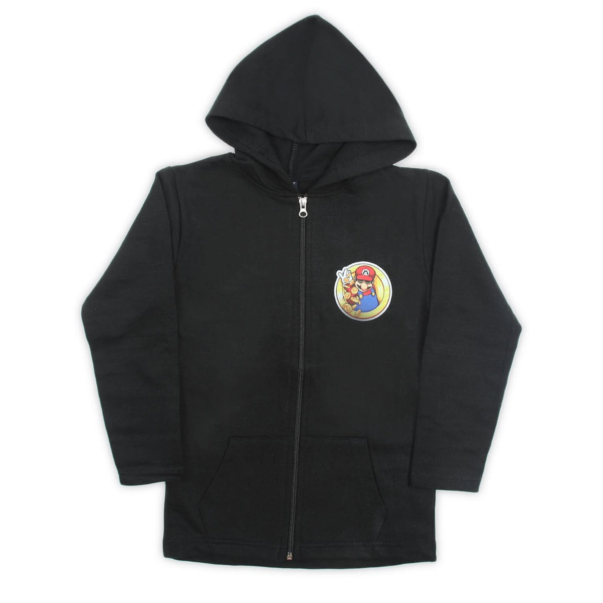 Boys Full Sleeves Hoodie Jacket - Black, Boys Hoodies & Sweat Shirts, Chase Value, Chase Value