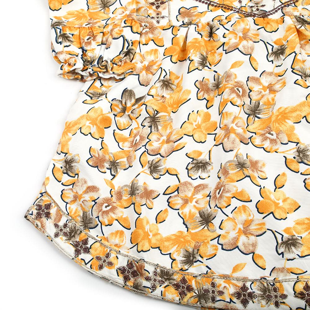Girl Embroidered Shalwar Suit - Yellow, Girls Shalwar Kameez, Chase Value, Chase Value