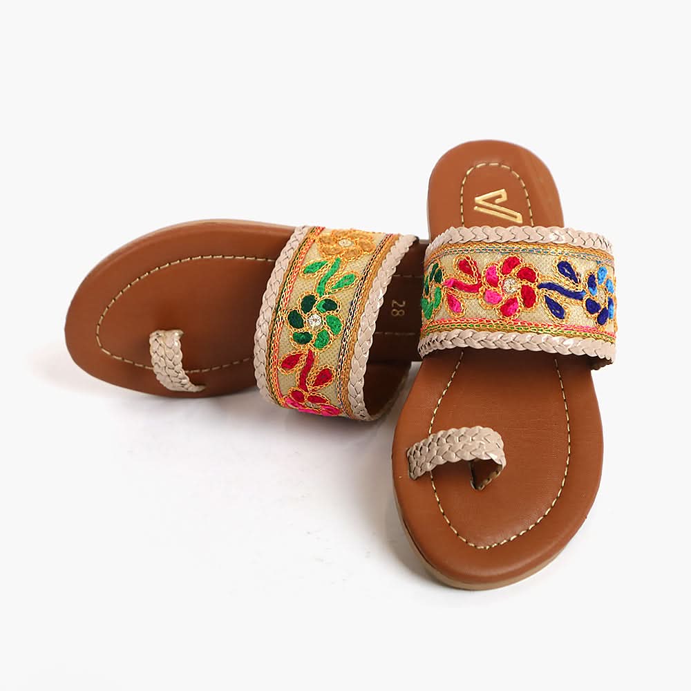 Girls Slipper - Fawn, Girls Slippers, Chase Value, Chase Value
