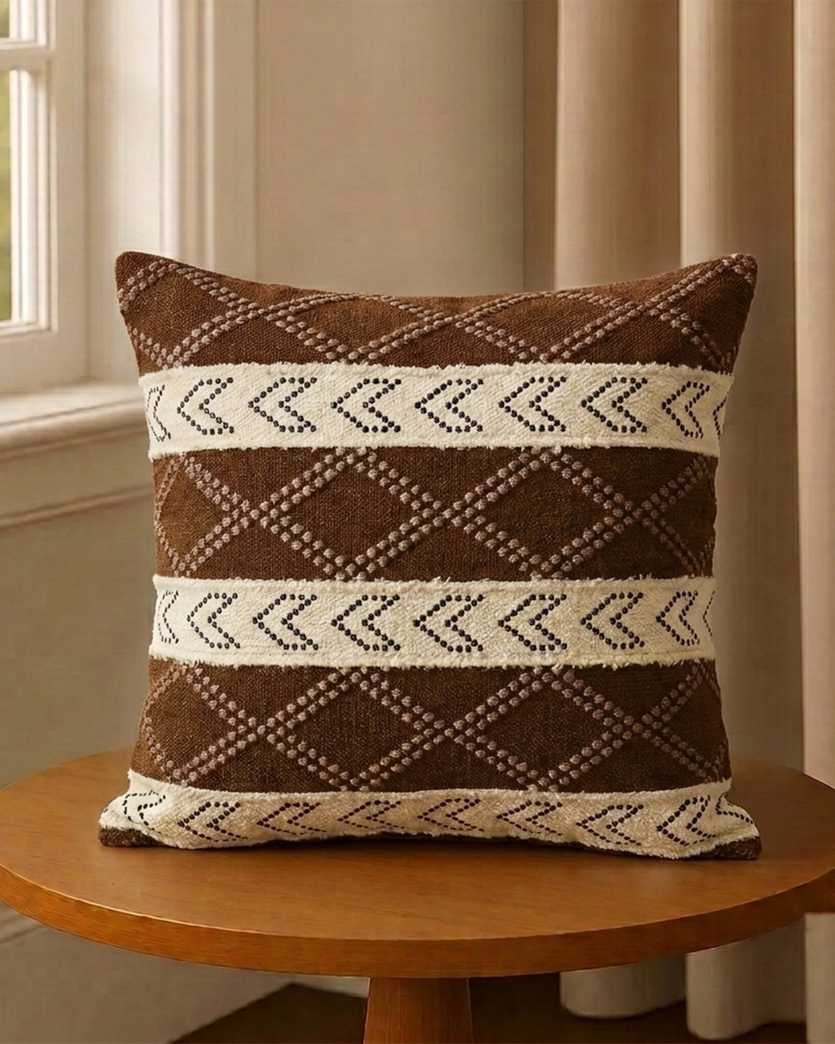 Embroidered Cushion 16 x 16