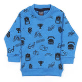 Boys Full Sleeves SweatShirt - Blue, Boys Hoodies & Sweat Shirts, Chase Value, Chase Value