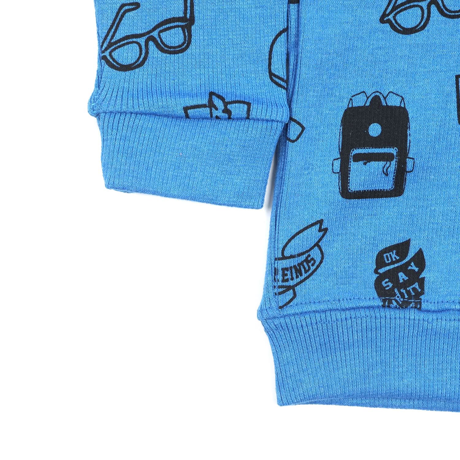 Boys Full Sleeves SweatShirt - Blue, Boys Hoodies & Sweat Shirts, Chase Value, Chase Value