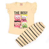 Newborn Girls Half Sleeves Suit - Fawn, Newborn Girls Sets & Suits, Chase Value, Chase Value