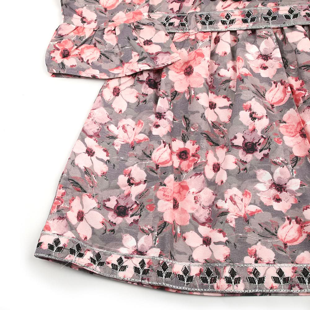 Girl Embroidered Shalwar Suit - Pink, Girls Shalwar Kameez, Chase Value, Chase Value