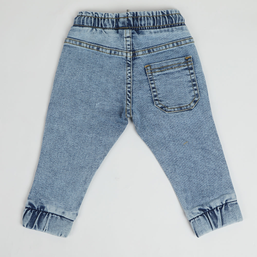 Eminent Newborn Boys Denim Pant - Ice Blue, Newborn Boys Shorts & Pants, Eminent, Chase Value