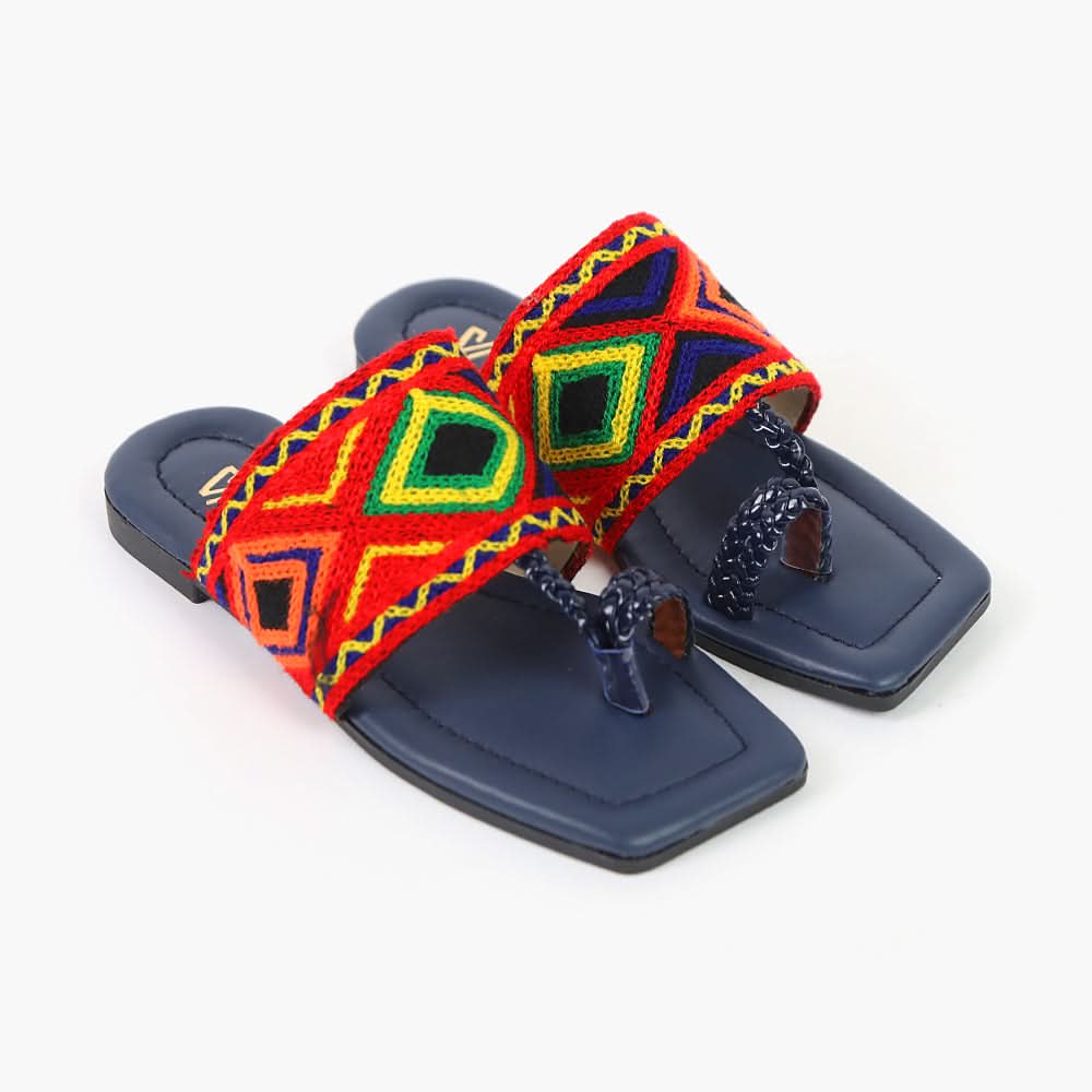 Girls Slipper - Navy Blue, Girls Slippers, Chase Value, Chase Value