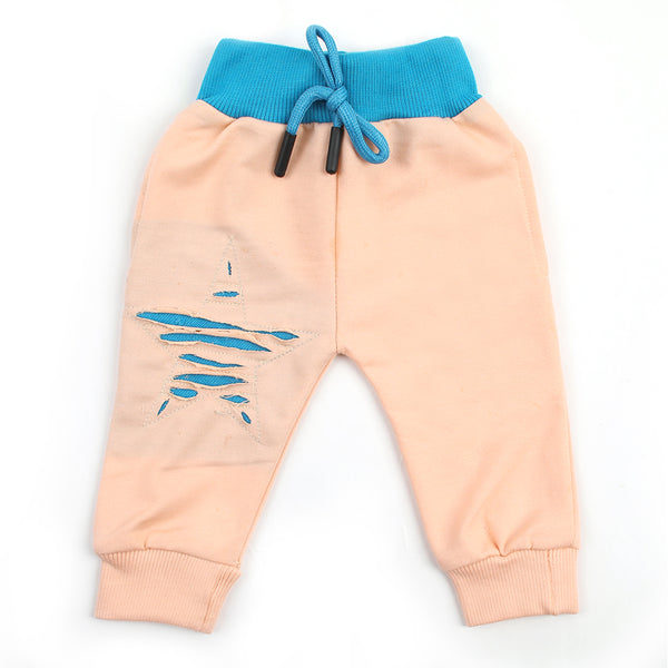 Newborn Boys Trouser - Peach