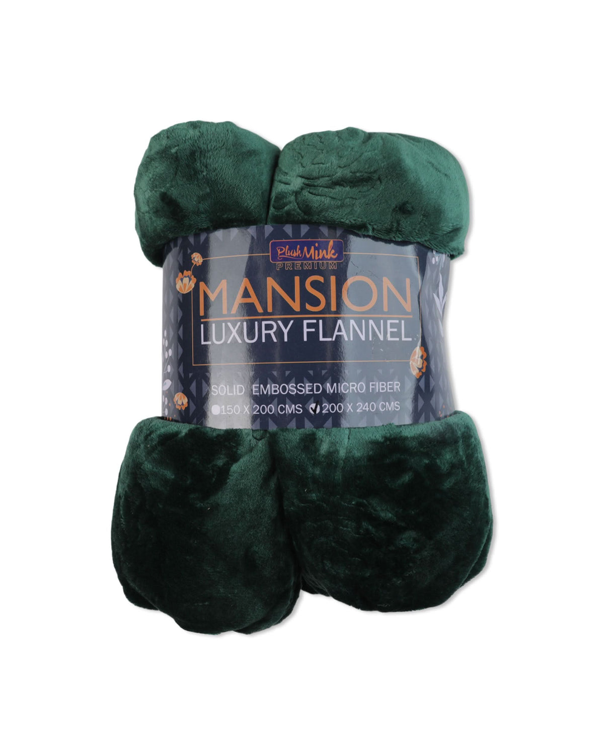 Mansion Solid Flannel – Double 200×240 CM, Blanket, Chase Value, Chase Value
