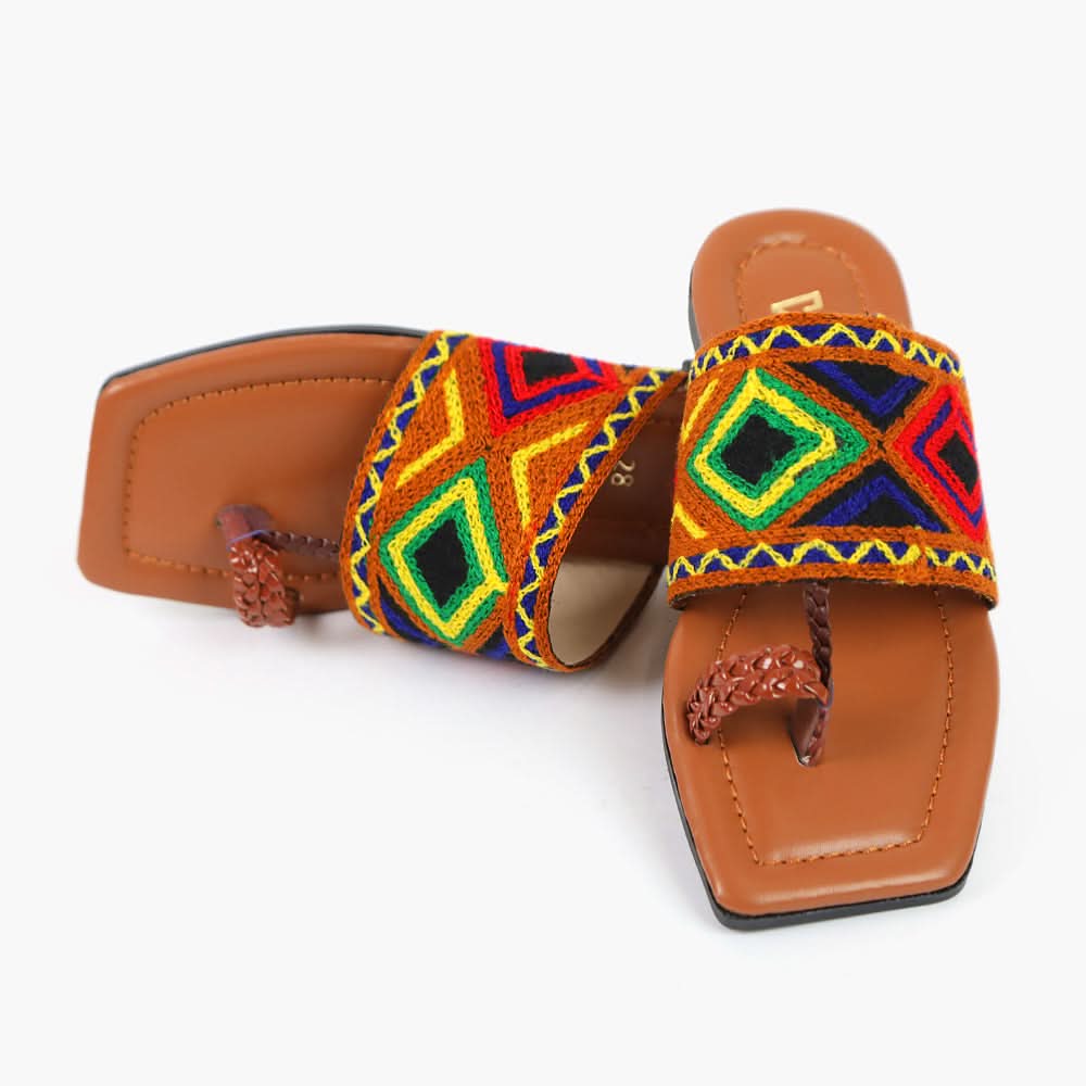 Girls Slipper - Brown, Girls Slippers, Chase Value, Chase Value