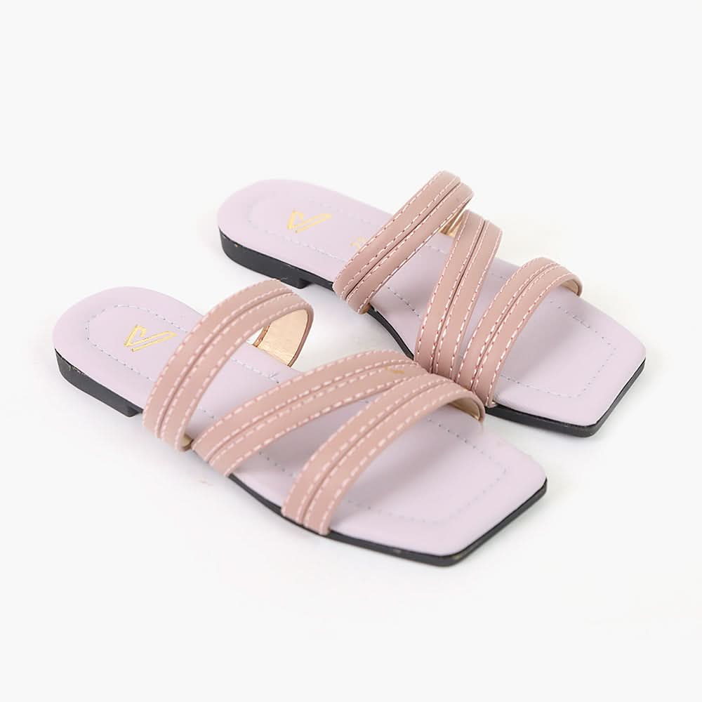 Girls Slipper - Peach, Girls Slippers, Chase Value, Chase Value