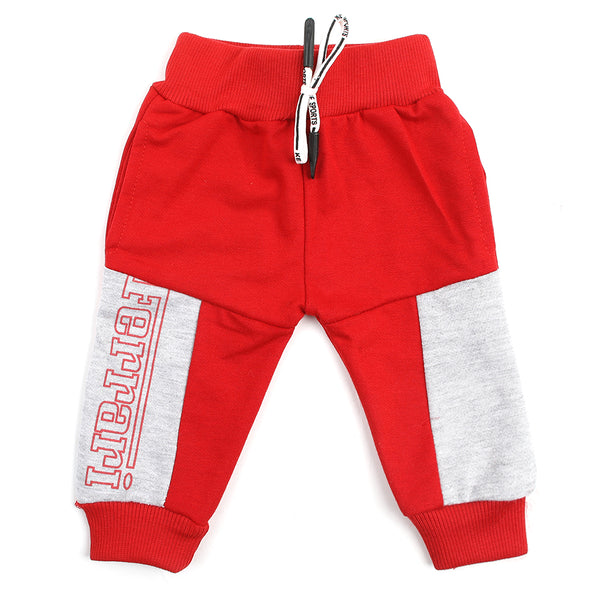 Newborn Boys Trouser - Red