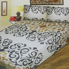 Printed Double Bed Sheet - Multi Color