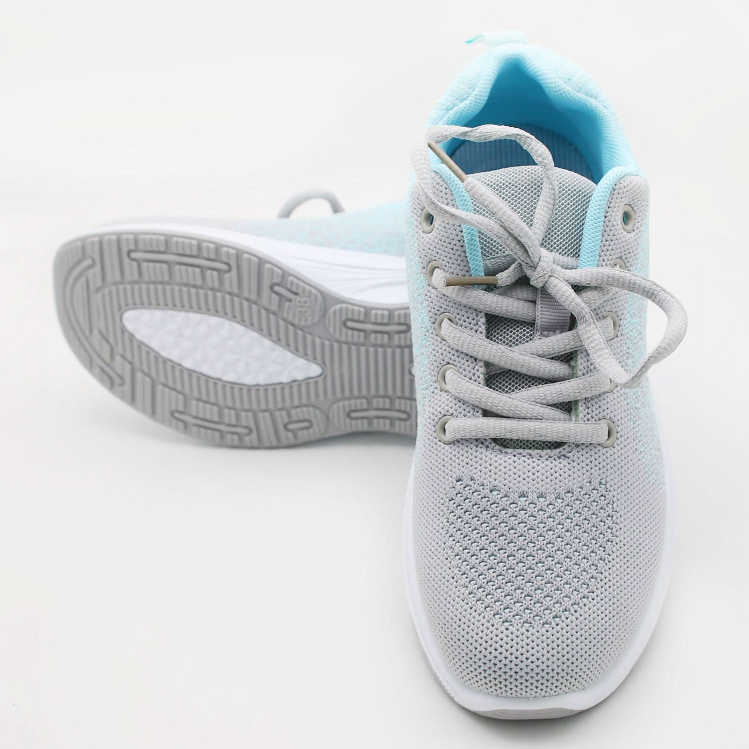 Breathable Lightweight Sports Shoes For Women's - Cyan, Women Casual & Sports Shoes, Chase Value, Chase Value