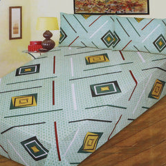 Printed Double Bed Sheet - Multi Color