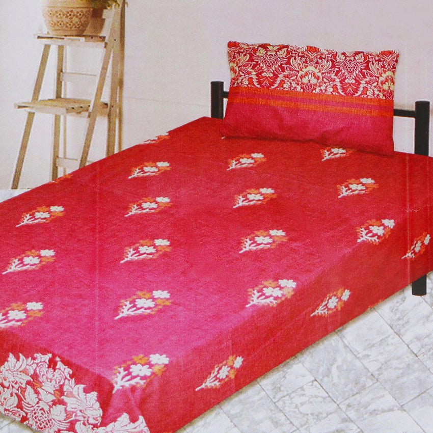 Printed Single Bed Sheet - Multi Color
