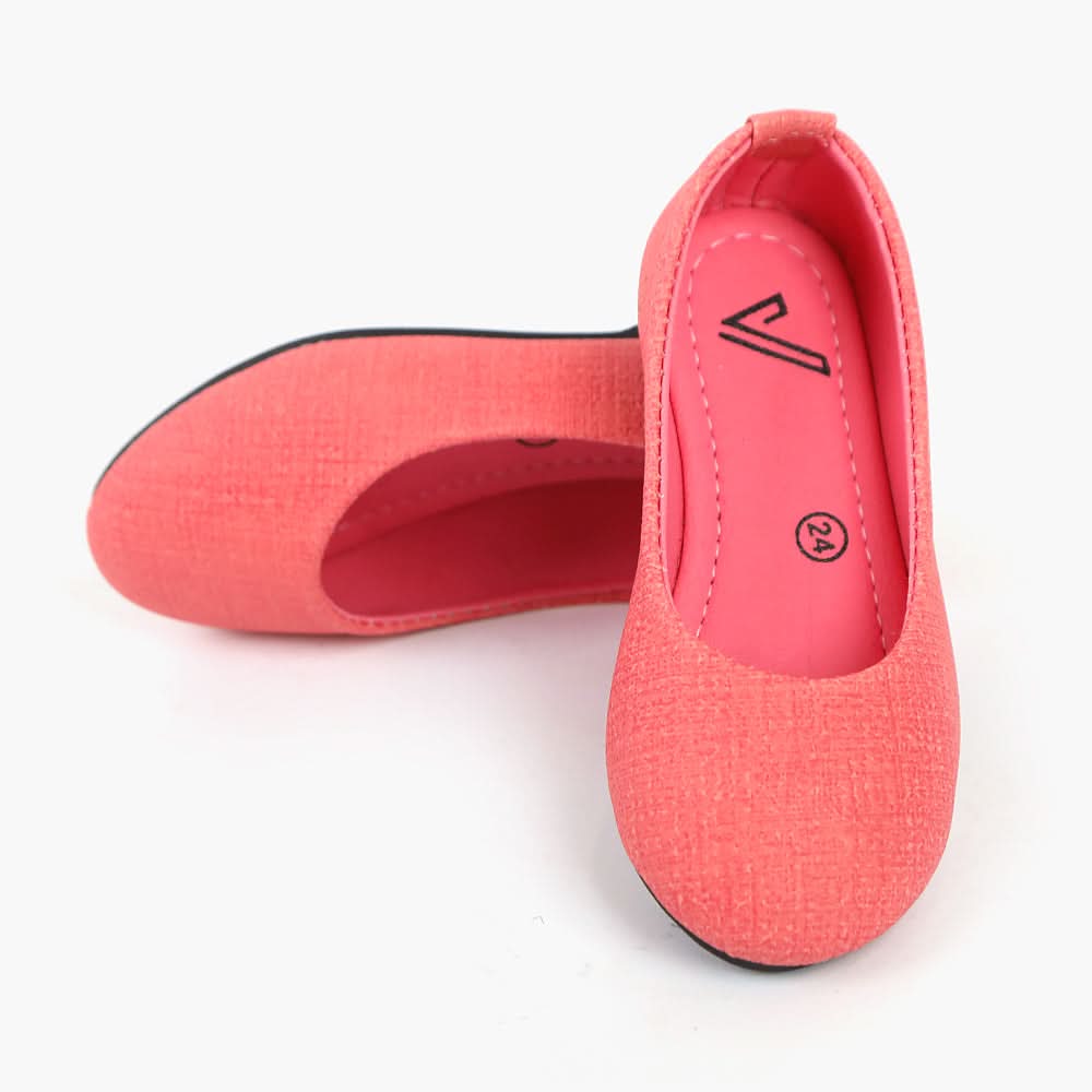 Girls Pump - Peach, Girls Pump, Chase Value, Chase Value