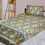 Printed Single Bed Sheet - Multi Color, Single Size Bed Sheet, Chase Value, Chase Value