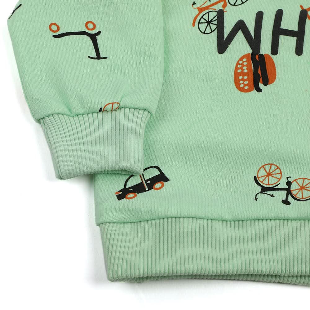 Newborn Boys Full Sleeves T-Shirt - Cyan, Newborn Boys Shirts & T-Shirts, Chase Value, Chase Value