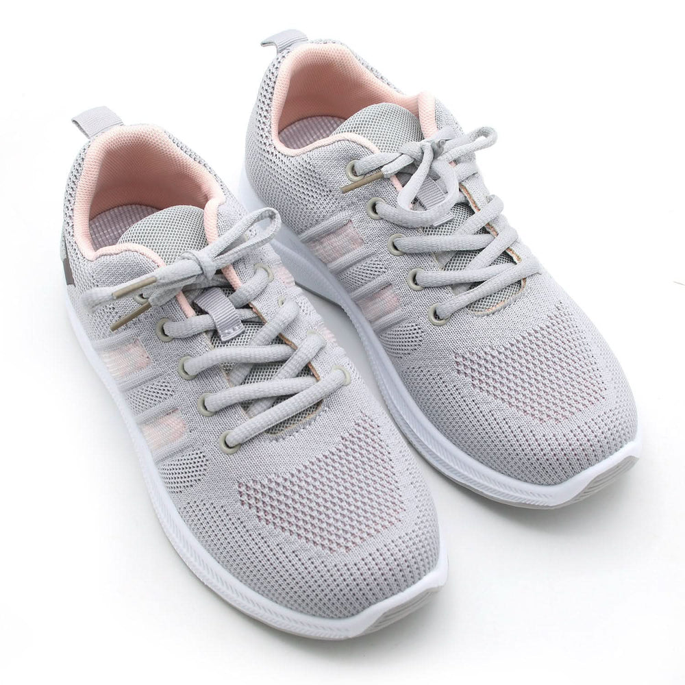Flexible and Lightweight Women’s Fitness Sport Shoes - Grey, Women Casual & Sports Shoes, Chase Value, Chase Value