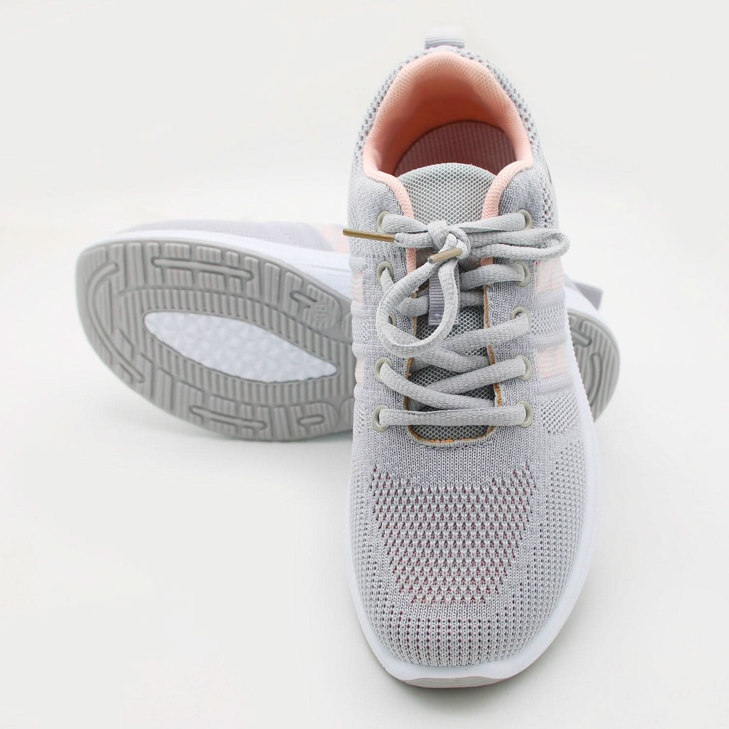 Flexible and Lightweight Women’s Fitness Sport Shoes - Grey, Women Casual & Sports Shoes, Chase Value, Chase Value