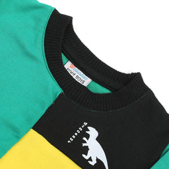 Newborn Boys Full Sleeves T-shirt - Green