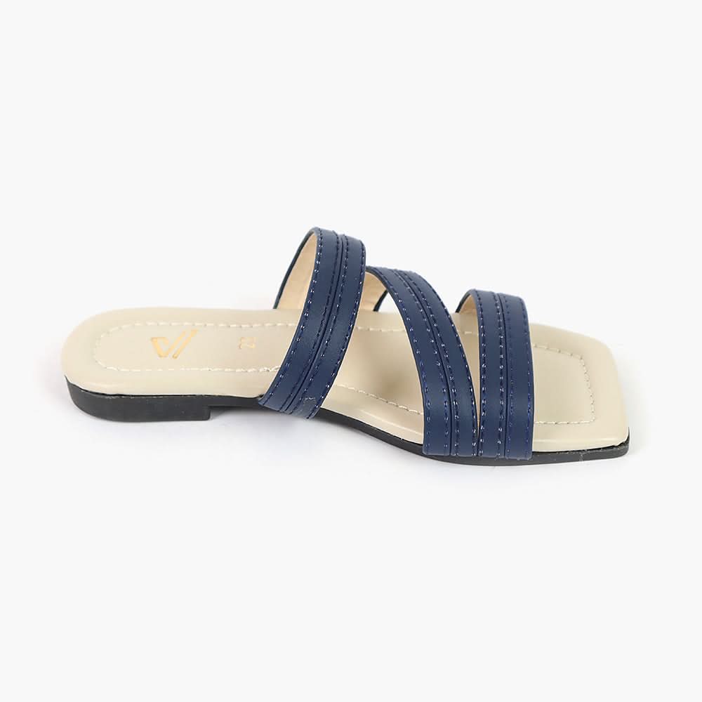 Girls Slipper - Navy Blue, Girls Slippers, Chase Value, Chase Value