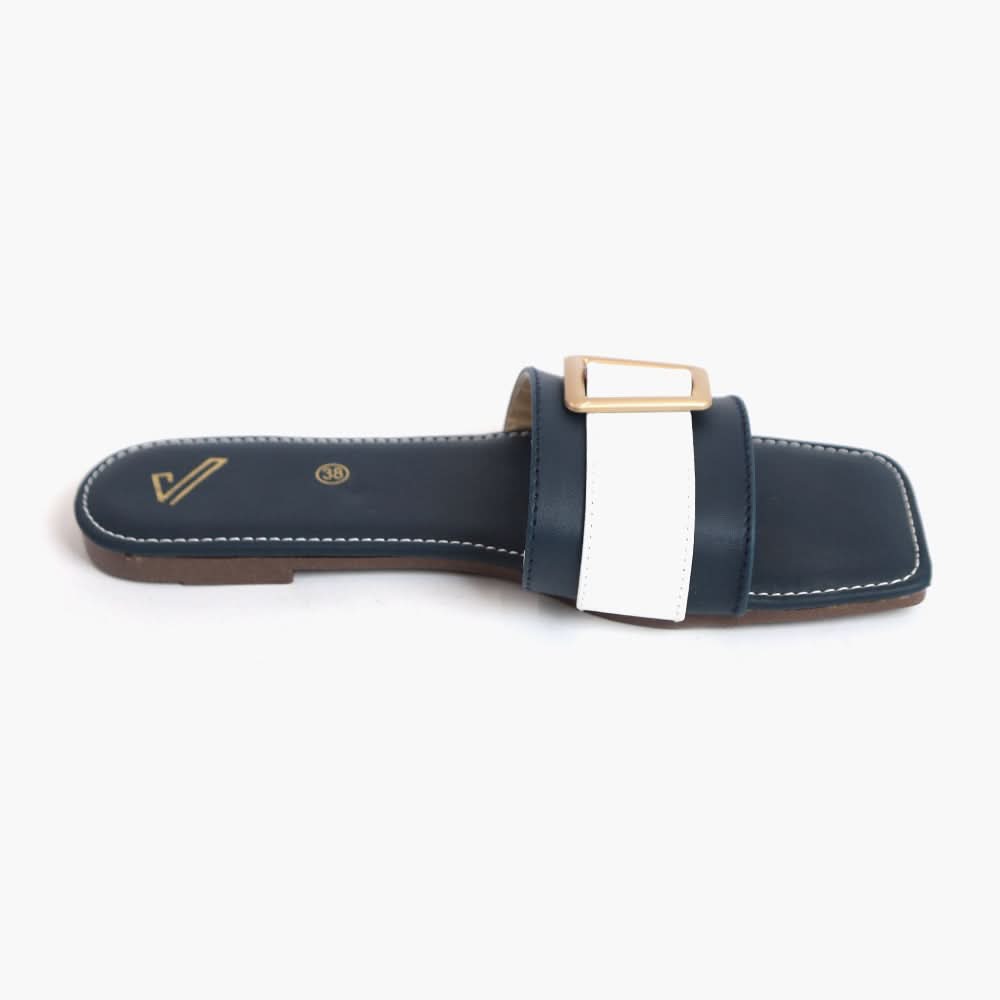 Women's Slipper - Navy Blue, Women Slippers, Chase Value, Chase Value