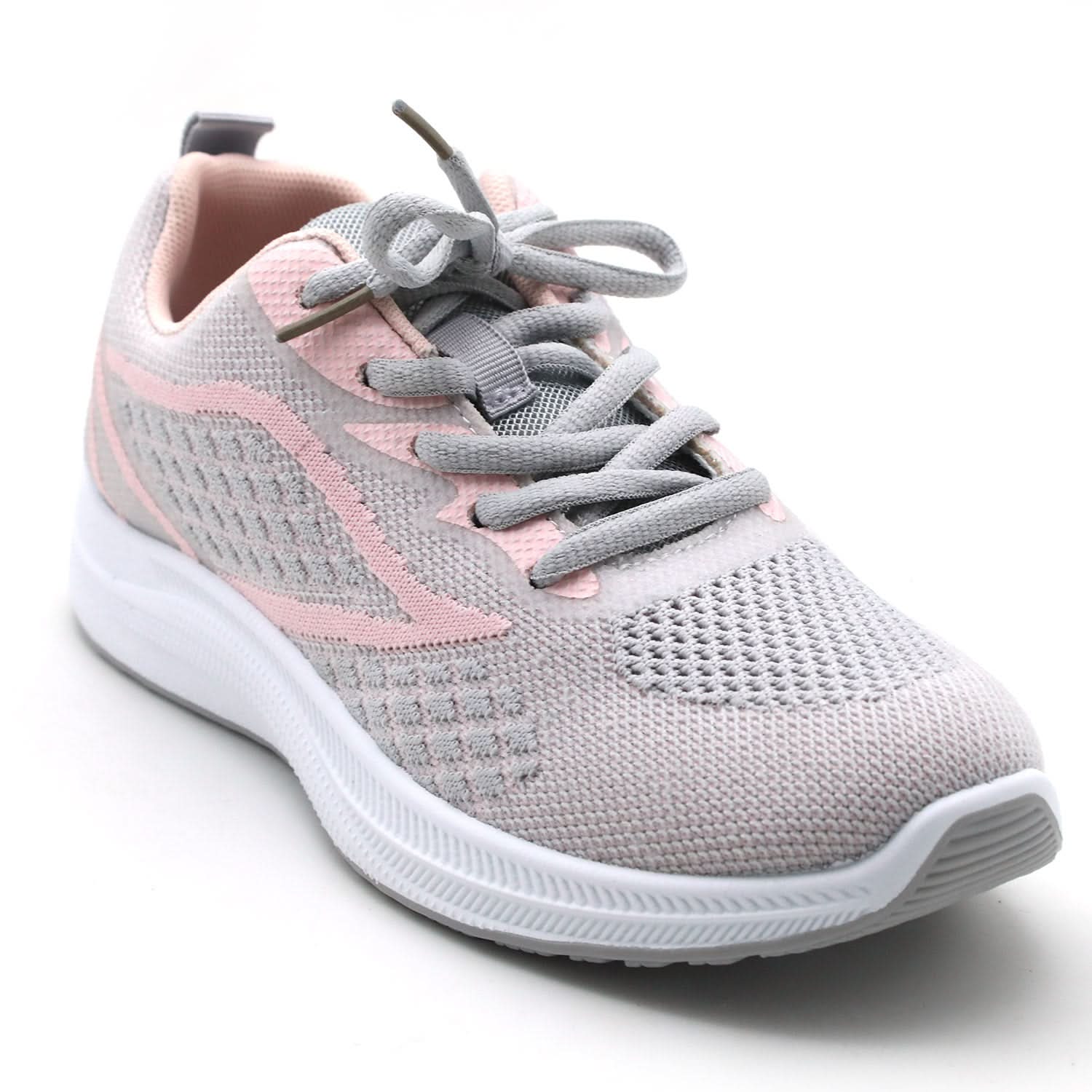 Lightweight Mesh Running & Sport Shoes For Women's - Grey, Women Casual & Sports Shoes, Chase Value, Chase Value