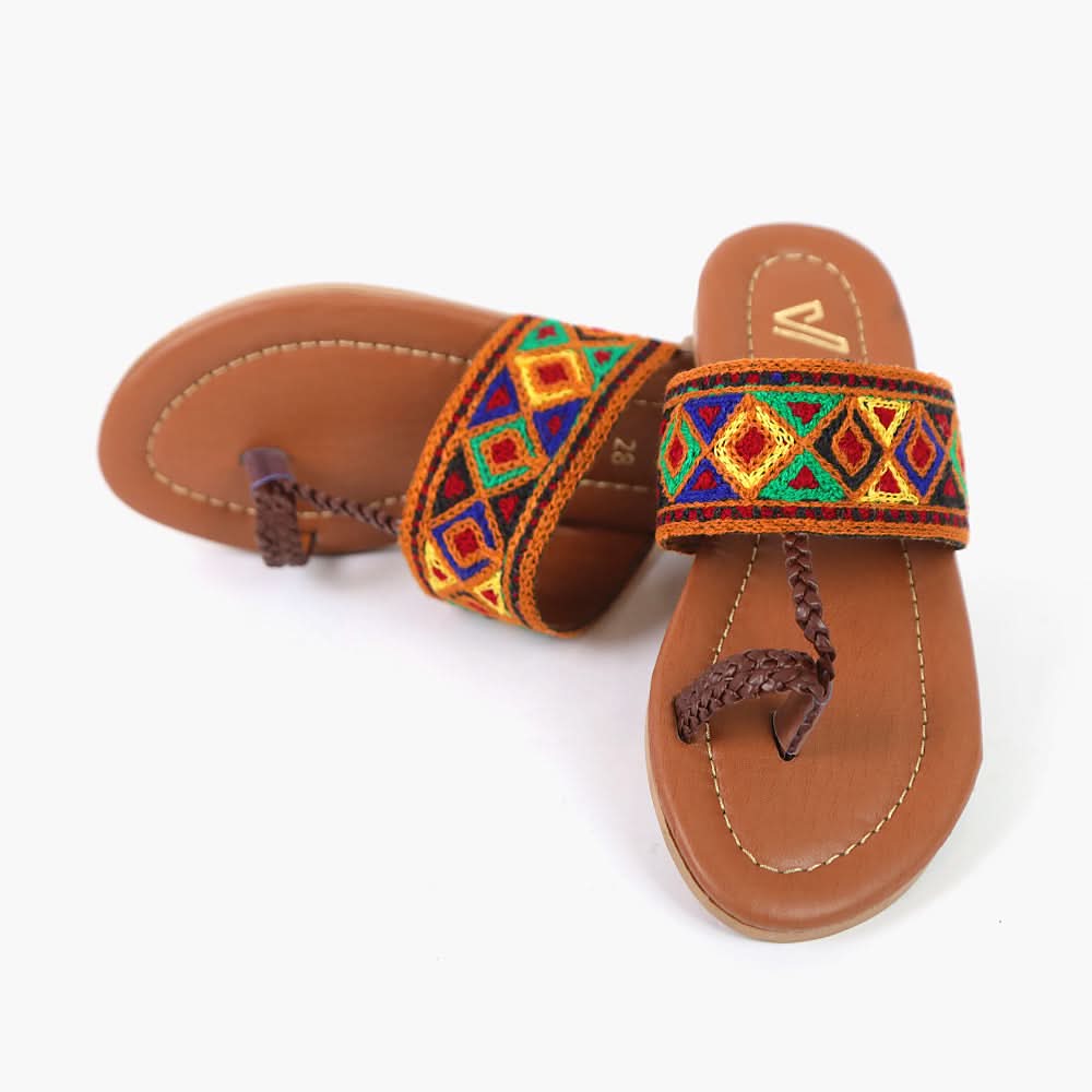 Girls Slipper - Brown, Girls Slippers, Chase Value, Chase Value