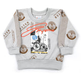 Newborn Boys Full Sleeves T-shirt - Grey, Newborn Boys Shirts & T-Shirts, Chase Value, Chase Value