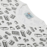 Newborn Boys Round Neck Half Sleeves Night Suit - White, Newborn Boys Sets & Suits, Chase Value, Chase Value