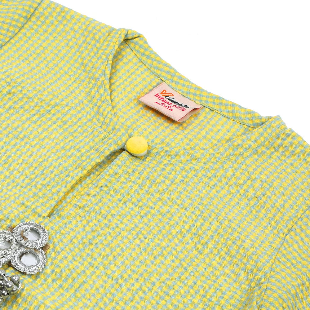 Newborn Girls Shalwar Suit - Green, Newborn Girls Shalwar Suits, Chase Value, Chase Value