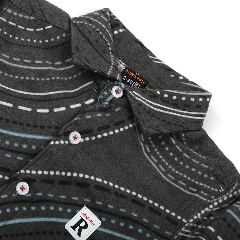 Boys Full Sleeves Shirt - Grey, Boys Shirts, Chase Value, Chase Value