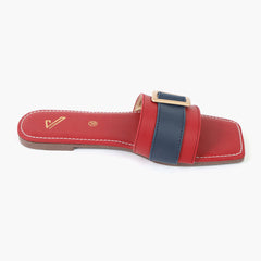 Women's Slipper - Red, Women Slippers, Chase Value, Chase Value