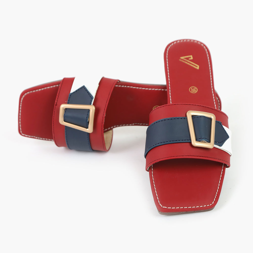 Women's Slipper - Red, Women Slippers, Chase Value, Chase Value