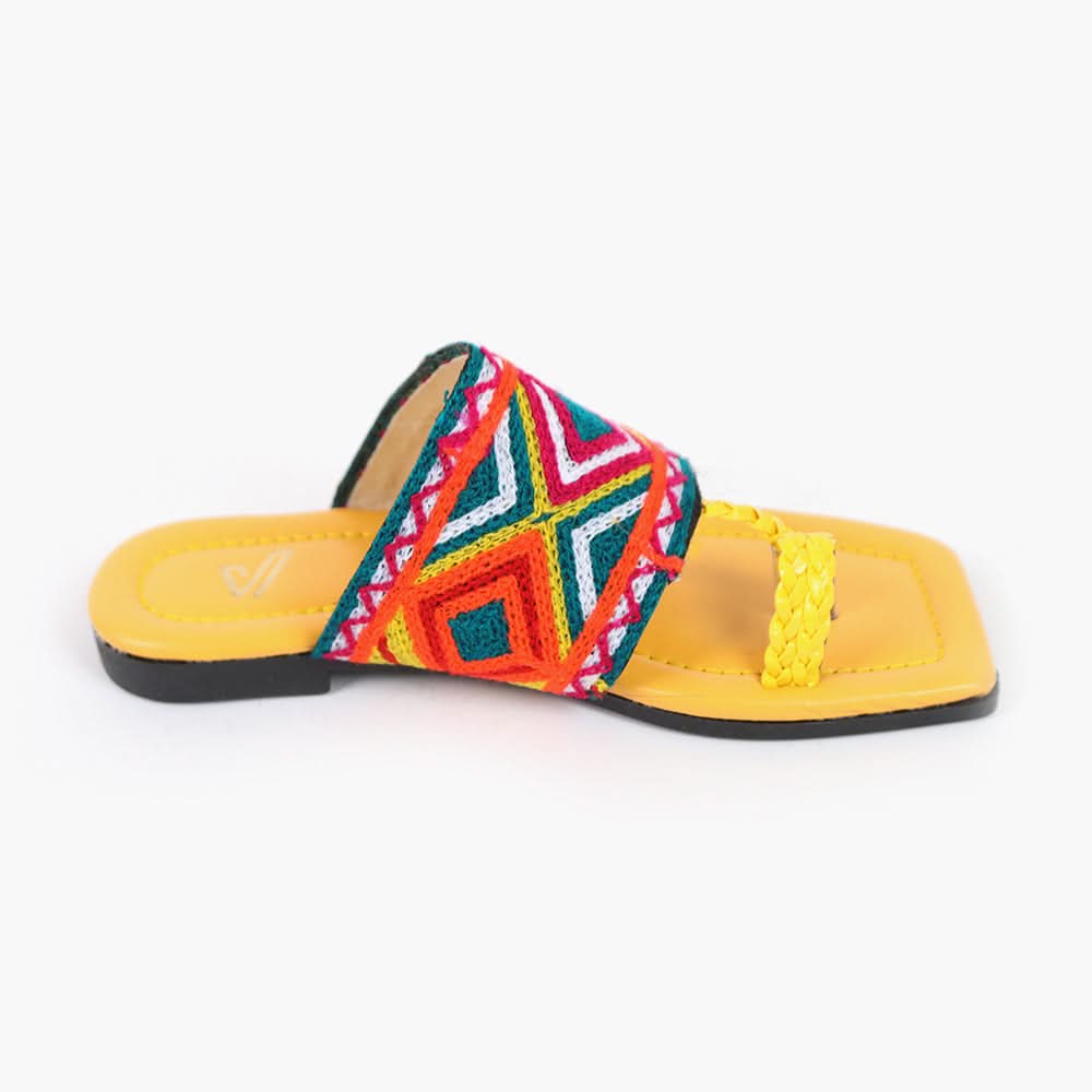 Girls Slipper - Yellow, Girls Slippers, Chase Value, Chase Value