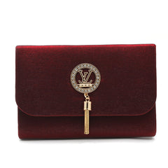 Women's Clutch - Maroon