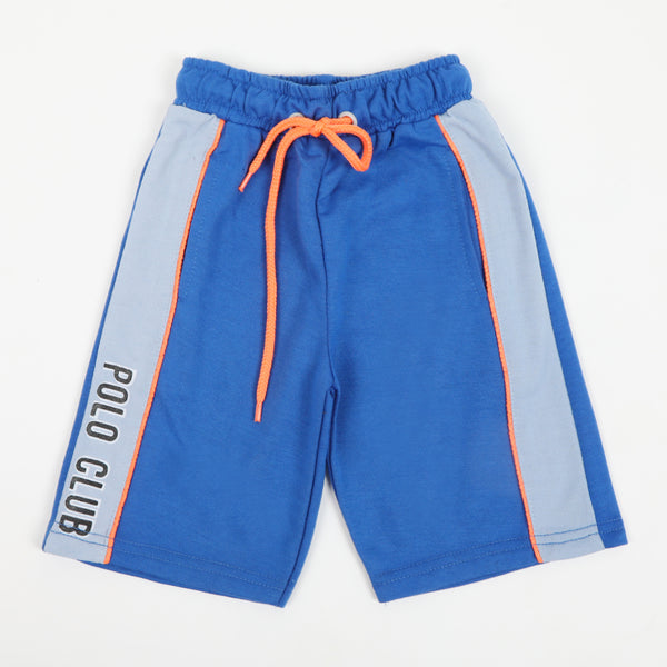 Boy Knitted Shorts - Royal Blue