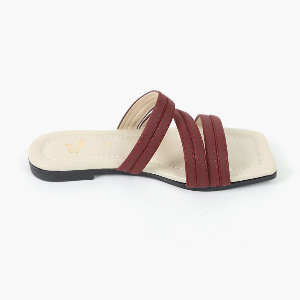 Girls Slipper - Maroon, Girls Slippers, Chase Value, Chase Value