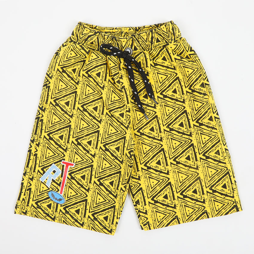 Boy Knitted Shorts - Yellow, Boys Shorts, Chase Value, Chase Value