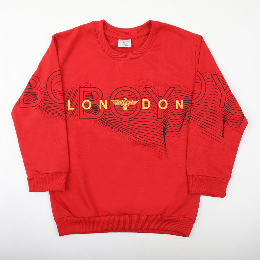 Boys Full Sleeves SweatShirt - Red, Boys Hoodies & Sweat Shirts, Chase Value, Chase Value