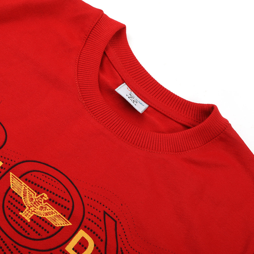 Boys Full Sleeves SweatShirt - Red, Boys Hoodies & Sweat Shirts, Chase Value, Chase Value