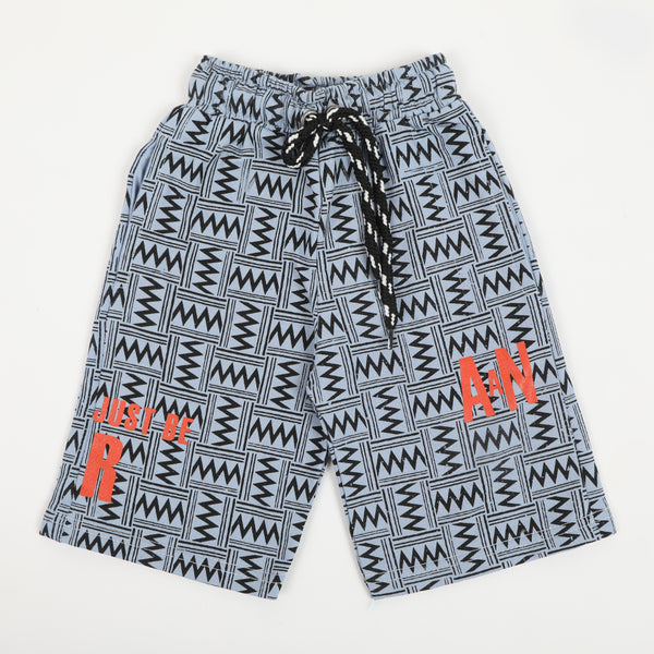 Boy Knitted Shorts - Blue
