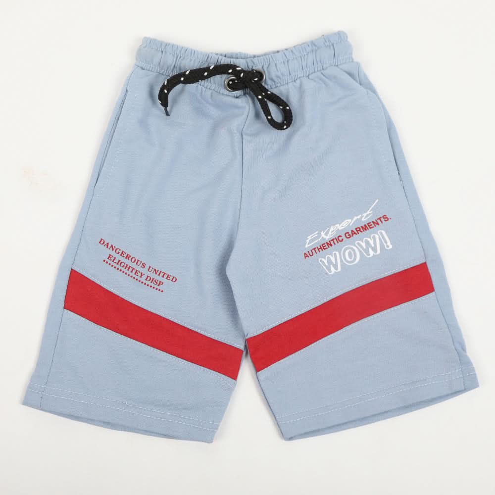 Boy Knitted Shorts - Sky Blue, Boys Shorts, Chase Value, Chase Value