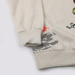 Boys Full Sleeves SweatShirt - Fawn