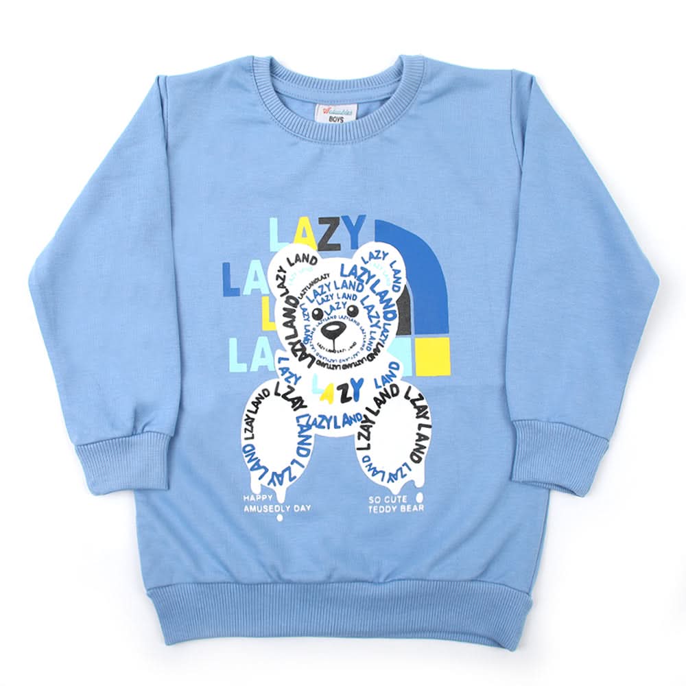 Boys Full Sleeves SweatShirt - Blue, Boys Hoodies & Sweat Shirts, Chase Value, Chase Value