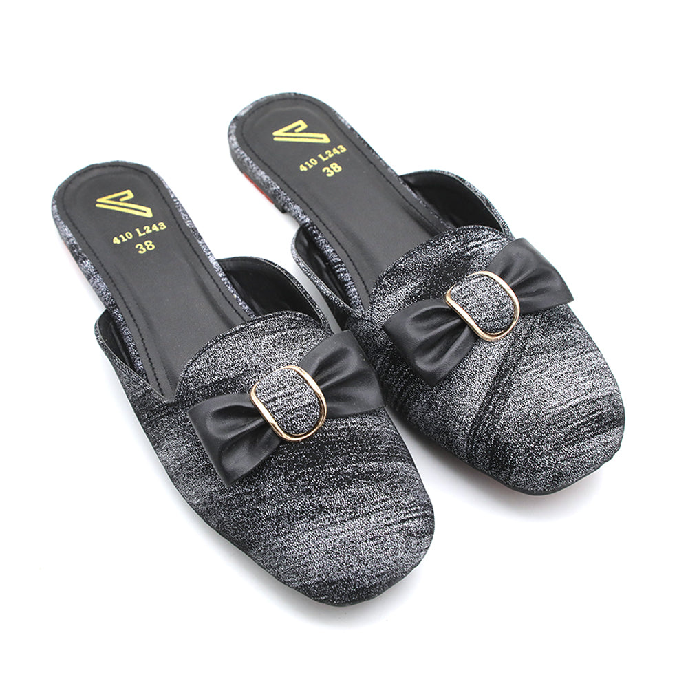 Women's Backless Pump - Black, Women Backless Pumps, Chase Value, Chase Value