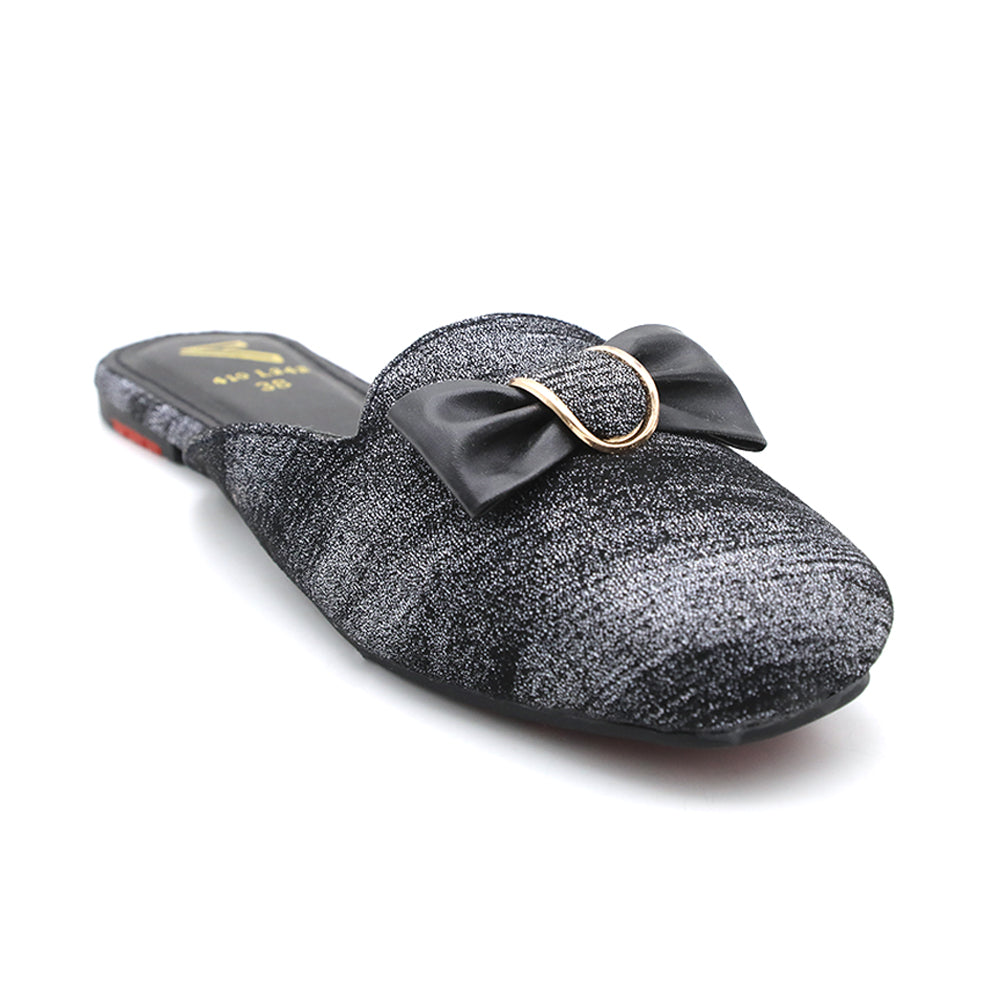 Women's Backless Pump - Black, Women Backless Pumps, Chase Value, Chase Value